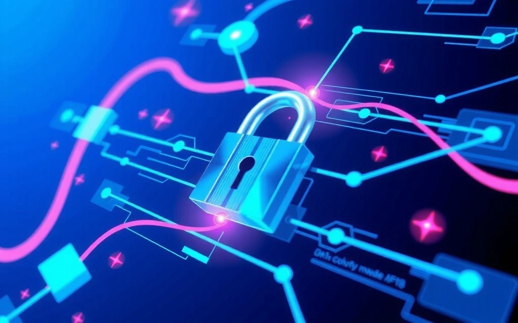 Datenschloss und digitale Daten